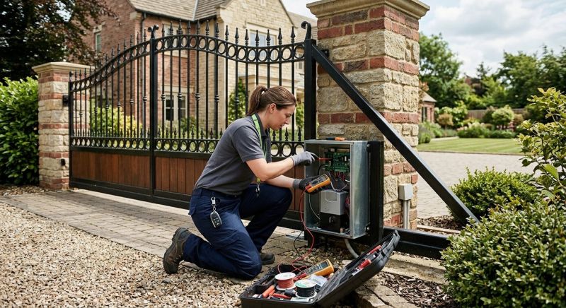 Remote Gate Installation in Cary, NC
