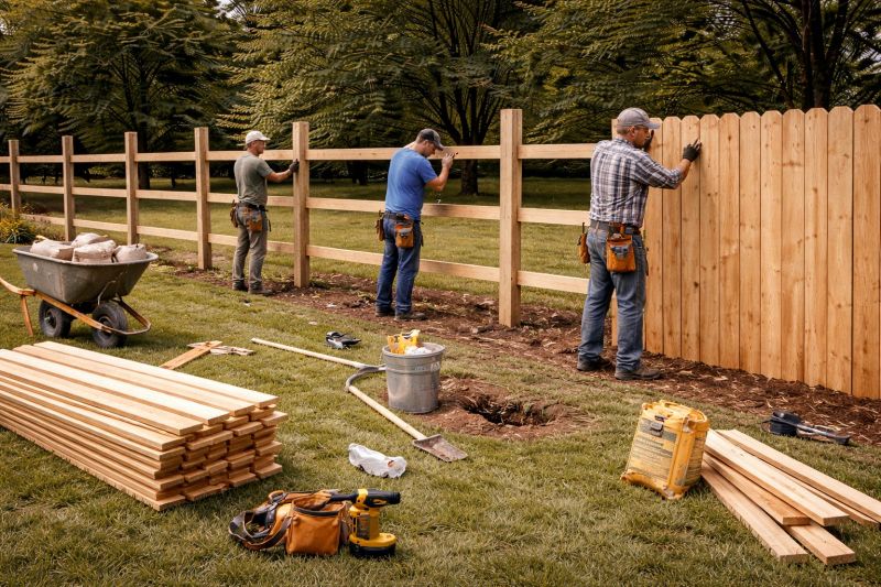 Board Fence Installation in Sacramento, CA