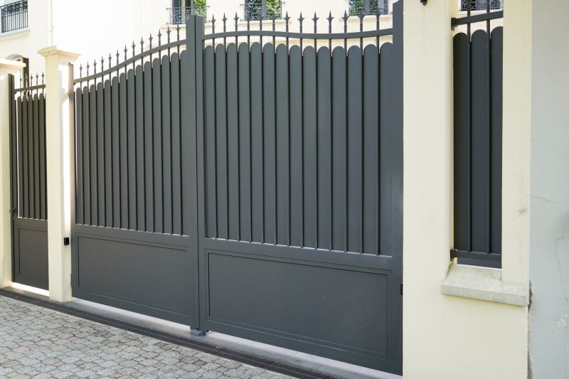 Elegant Metal Driveway Gate