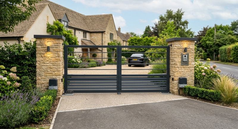 Electronic Gate Installation in Plano, TX