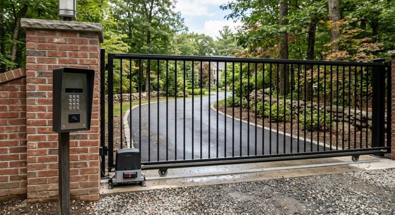 Gate Entry System Installation in Cary, NC