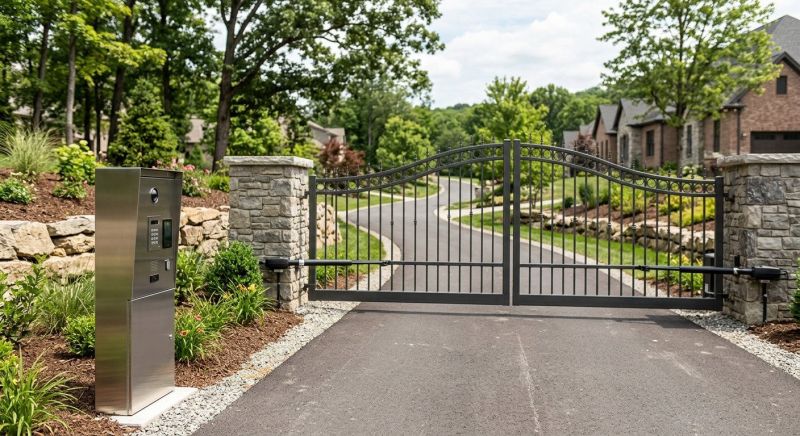 Gate Entry System Installation in Cary, NC