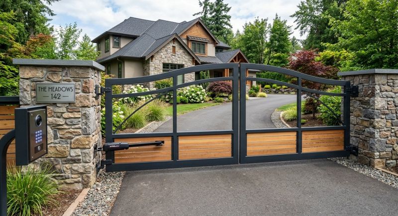 Motorized Gate Installation in Rockville, MD