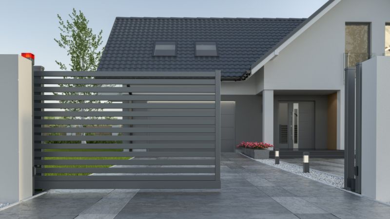 Motorized Gate Installation in Naperville, IL